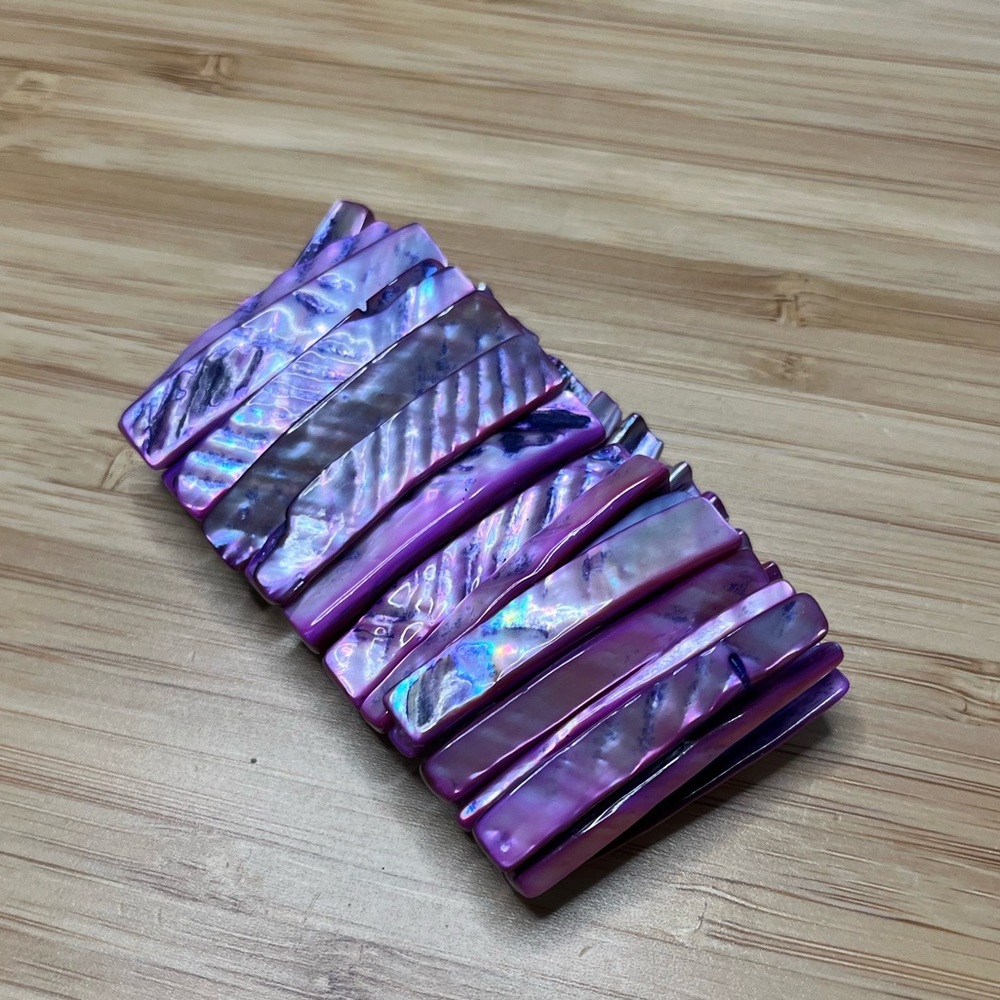 Purple stretch bracelet